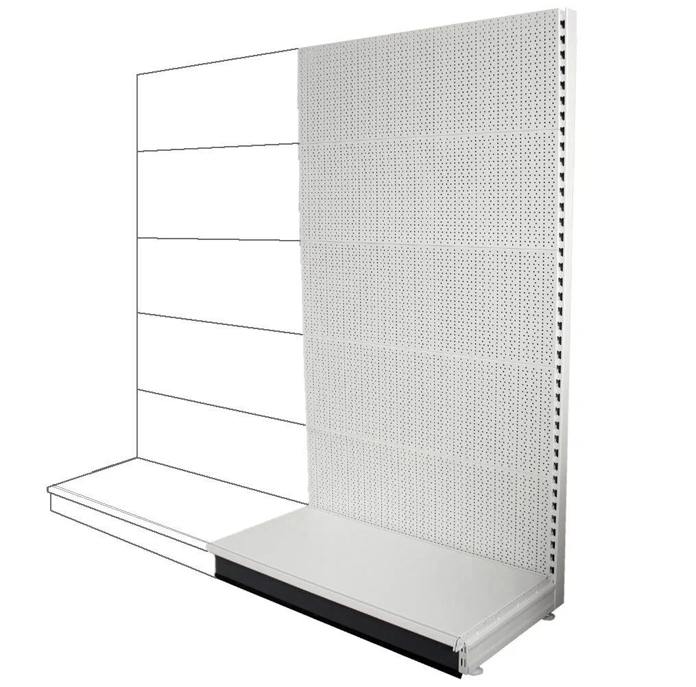 Gondola Shelving Quality-Assured Tegometall Compatible Shelving for Shop Fittings