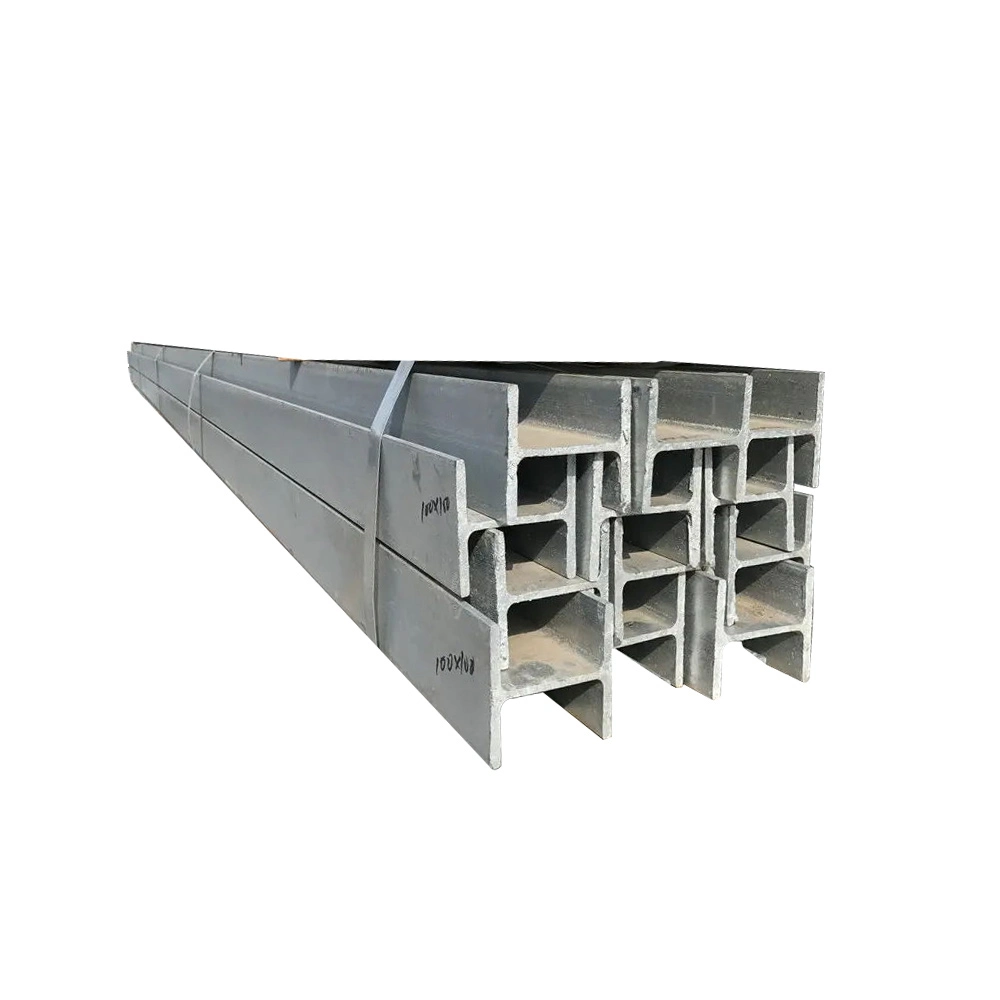Q235/Q345 Galvanised Steel H-Beam for Mechanical/Manufacture/Building Hot Dipped Cold Rolled Steel Beam Angle Bar Customizable Carbon Section Steel I/H Beam