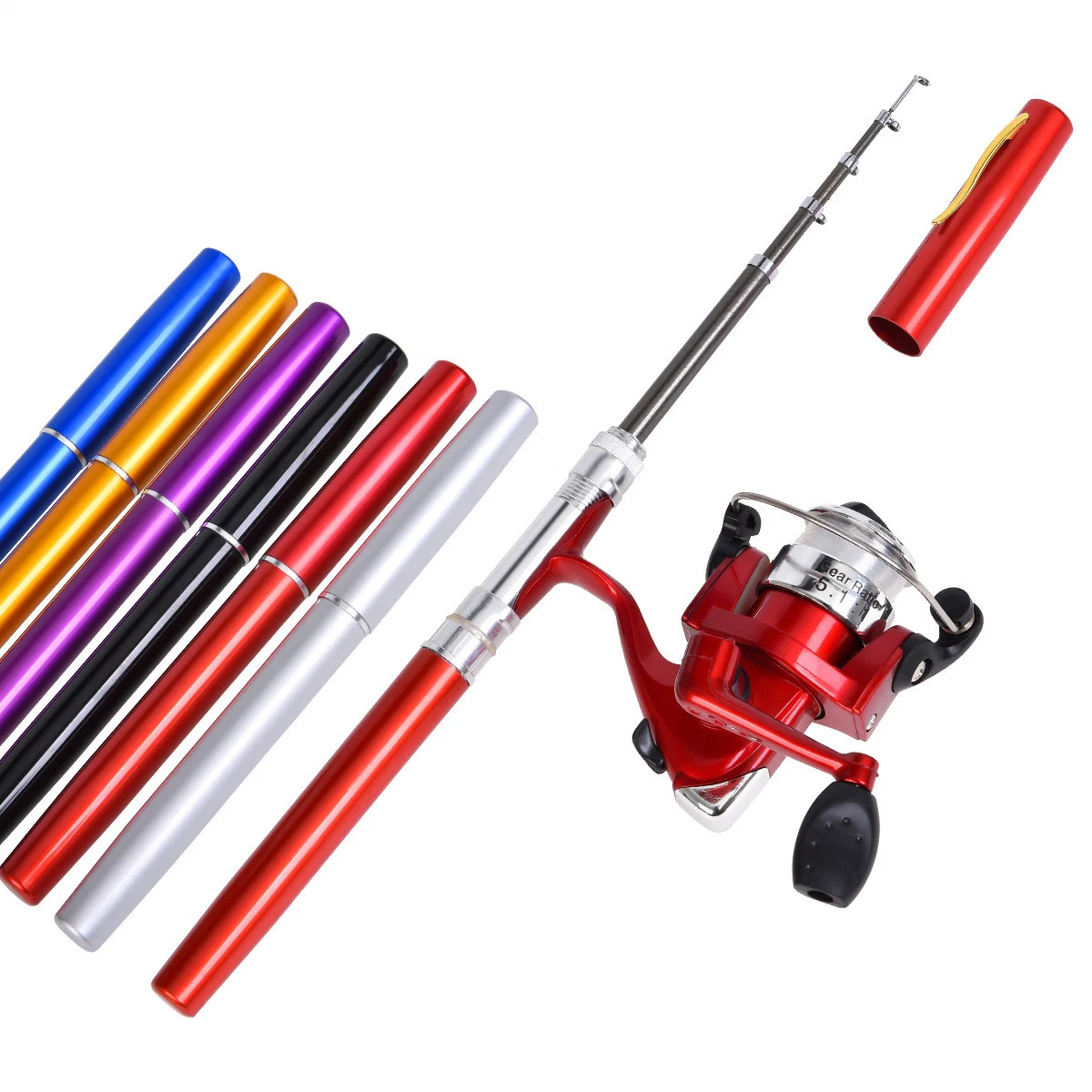 Pen Type Fishing Rod Spinning Wheel Two-Piece Set