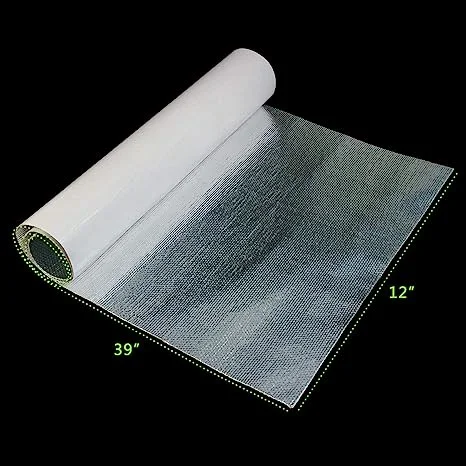 Aluminized Silica Heat Barrier Woven Silica Muffler Catalytic Convertor