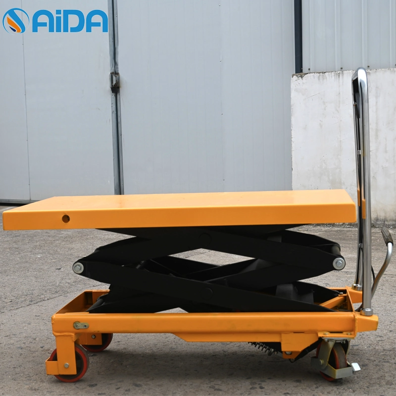 Chinese Factory Price Double Forklift Hydraulic Electric Lift Scissor Table Platform