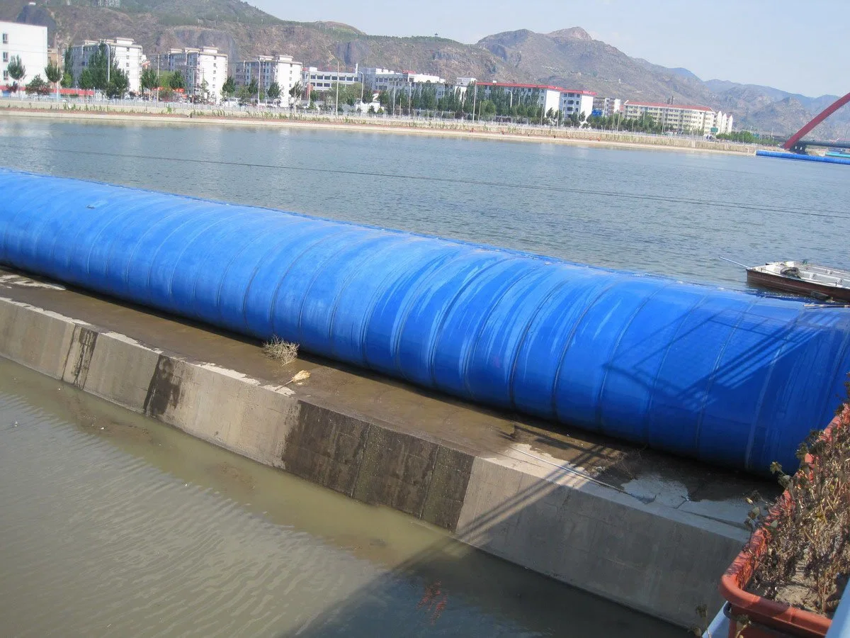 T003 Água Projecto Conservancy of China Bom Preço infláveis Ar Rio de borracha da Barragem de água /infláveis de borracha à prova de rejeitos/ Weir/ Vertedouro Gate