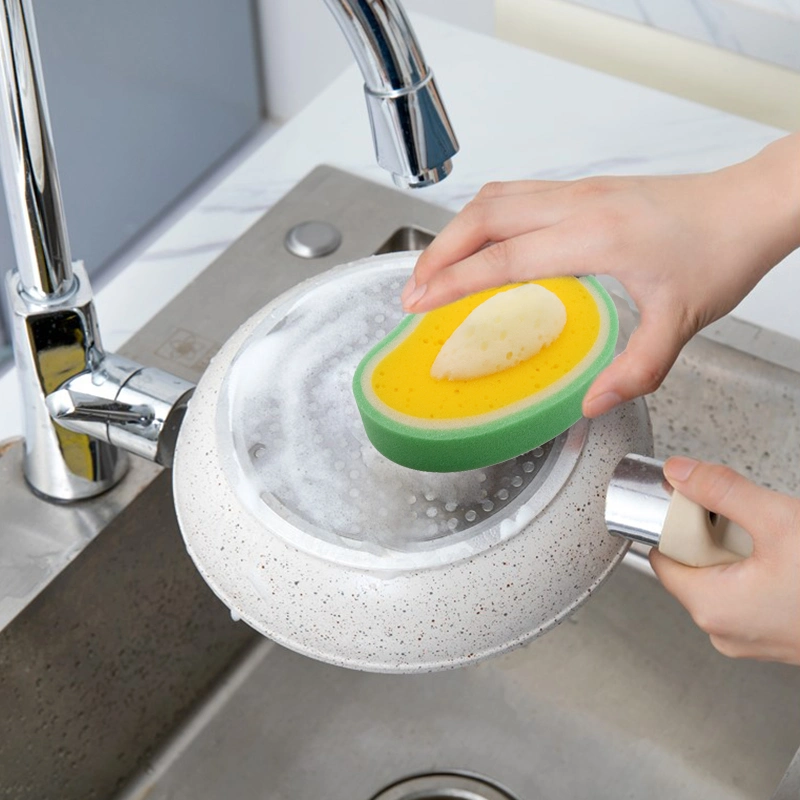 Hot Selling Fruit Type Cleaning Sponge Wipe Cleaning Cloth Dish Cloth