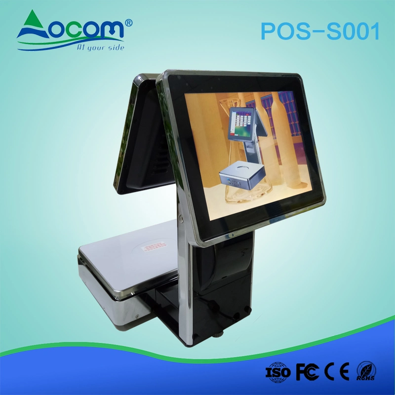 POS-S001 Windows Touch POS Weighing Scale with 58mm Receipt Printer