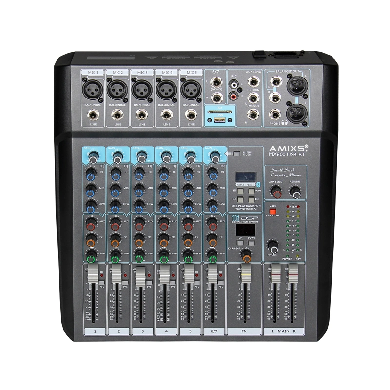 Amixs Mx600 6 Channel Audio Mixer