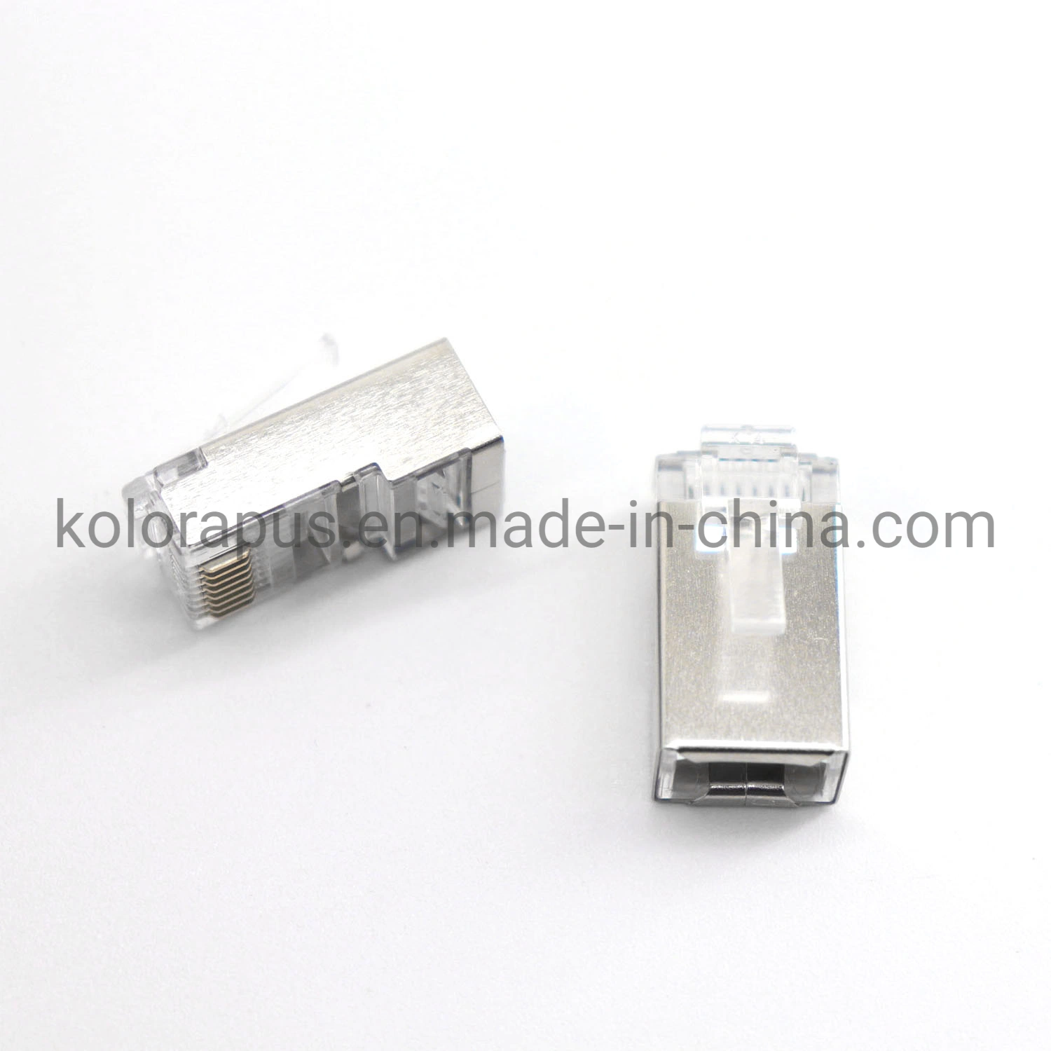 CAT5e geschirmter 8p8c Crystal Keystone Head Network End RJ45-Steckverbinder Stecker