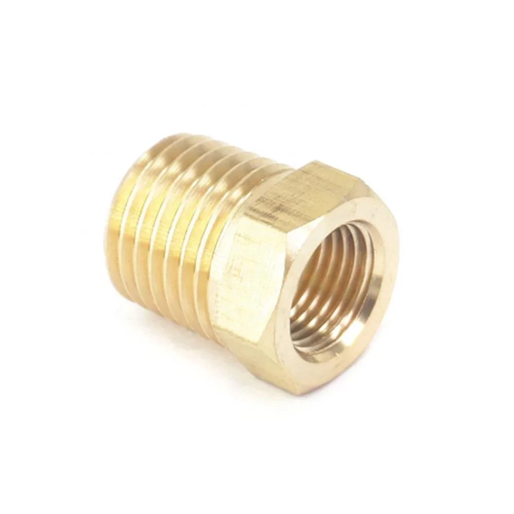 1/4 NPT-Stecker X 1/8 NPT-Buchse, Reduzierbuchse, Messing Anschlussadapter für Rohrverschraubung für Luft- und gasbetriebene Kraftstoffwässer