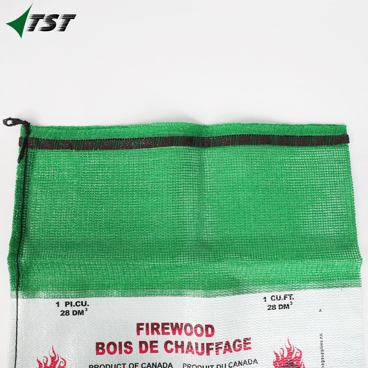 Plastic PP Leno Vegetables Woven Mesh Net Bag for Onion Potato Firewood Seafood