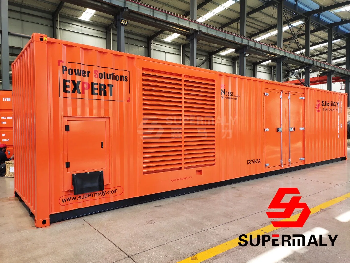 Supermaly Factories Cummins 2500kw 3125kVA 50Hz Silent Diesel Generator