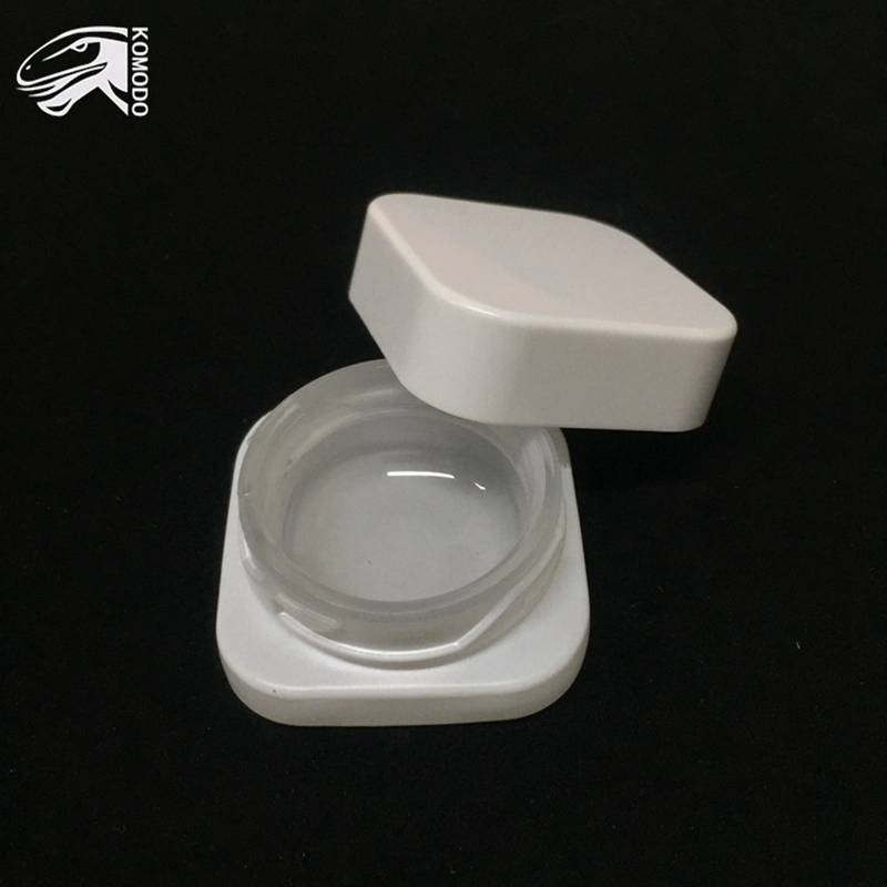 Premium UV Protected Square Glass Jars 5ml DAB Container with Child Resistance Lid DHL Free to USA