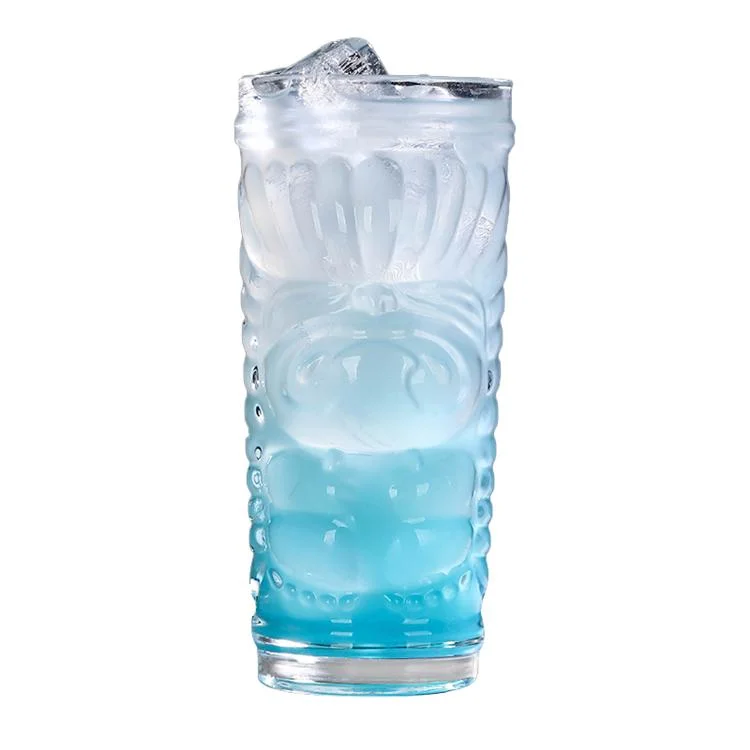 Großhandel Klares Wasser Juce Glas Cup Custom Highball Tiki Gläser Cocktail Grimace Totem Gläser Trinken Glaswaren