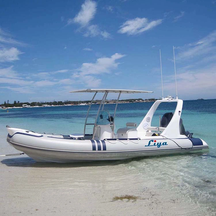 Liya 5.8m-6.6m Inflatable Rib Yacht China Ocean Fishing Boat for Sale