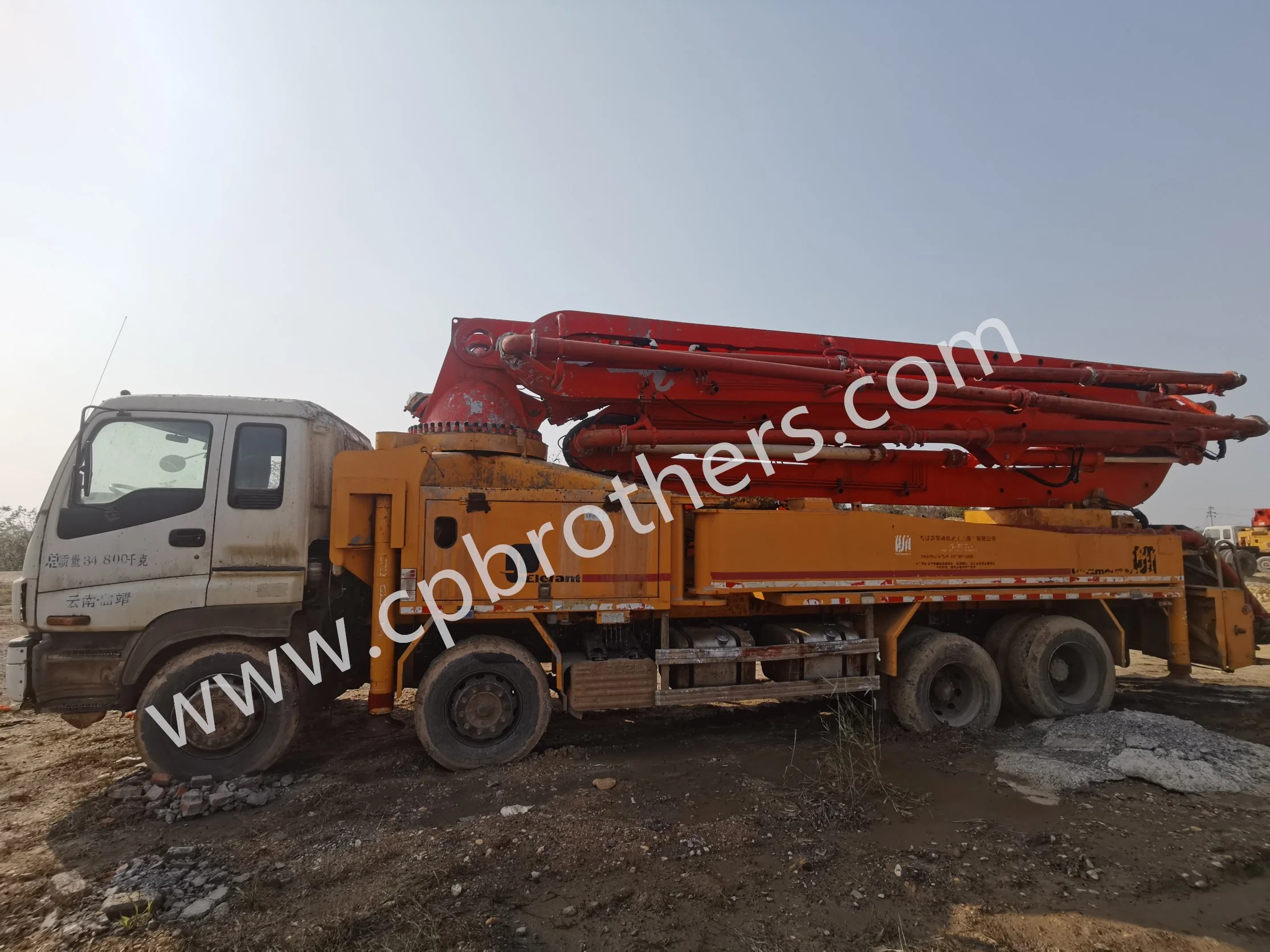 2013 Putzmeister 46m Truck Mounted Concrete Pump Recent Concrete Pump