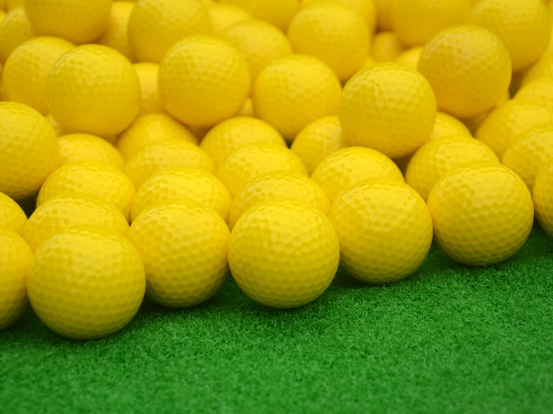 Custom Logo White or Yellow 2 Layer Range Ball Practice Golf Ball