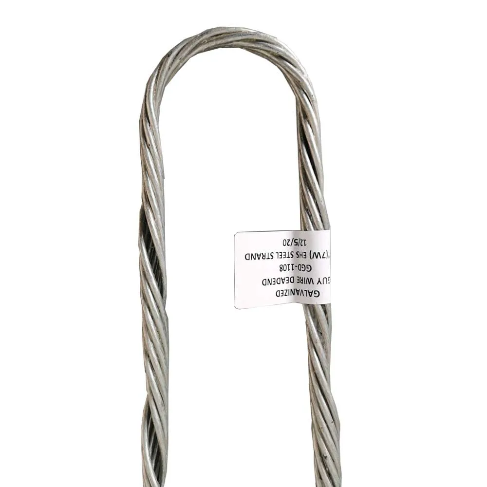 Good Quality Galvanized Steel Wire Guy End Grip for Stay Wire