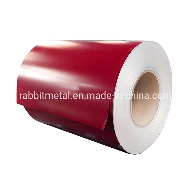 PVC Red White Silver Blue Orange Prepainted Color Coated Aluminum Sheet /Coil