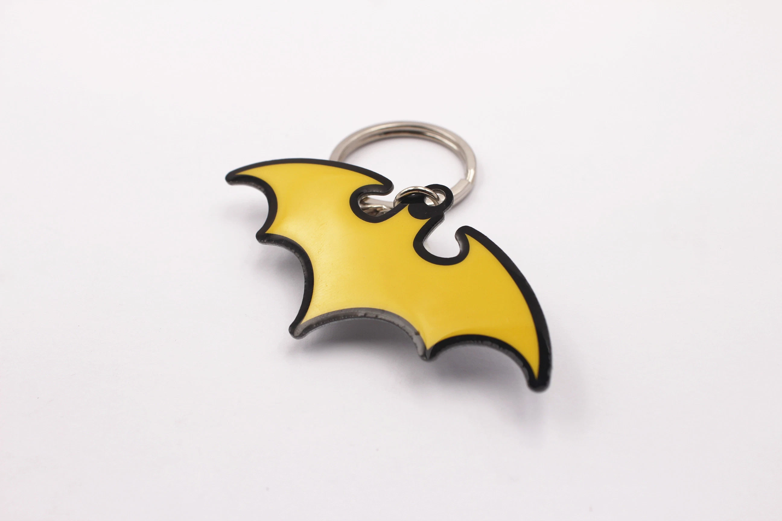 Cheap Cartoon Bat Animal Keyring Epoxy Coated