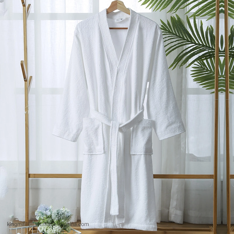 Long Soft Bath Robe Hotel SPA Bathroom Unisex Wholesale Bathrobe