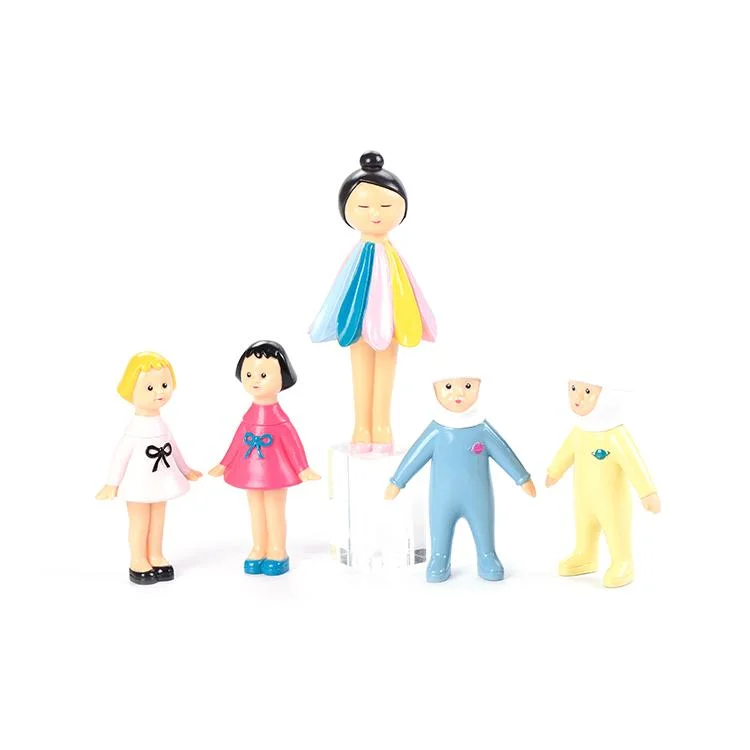 Figurines de jeu cadeau de promotion en plastique personnalisées pour petite fille