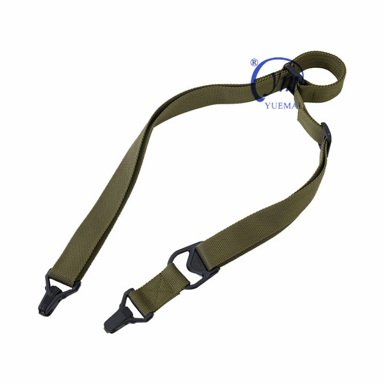 Length Adjustable Metal Hook Two Points Gun Sling for Outdoor Hunting