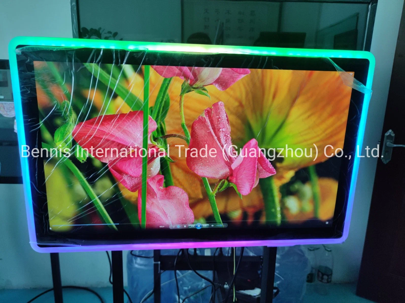 4K Curved LCD Player Wireless Touch Screen