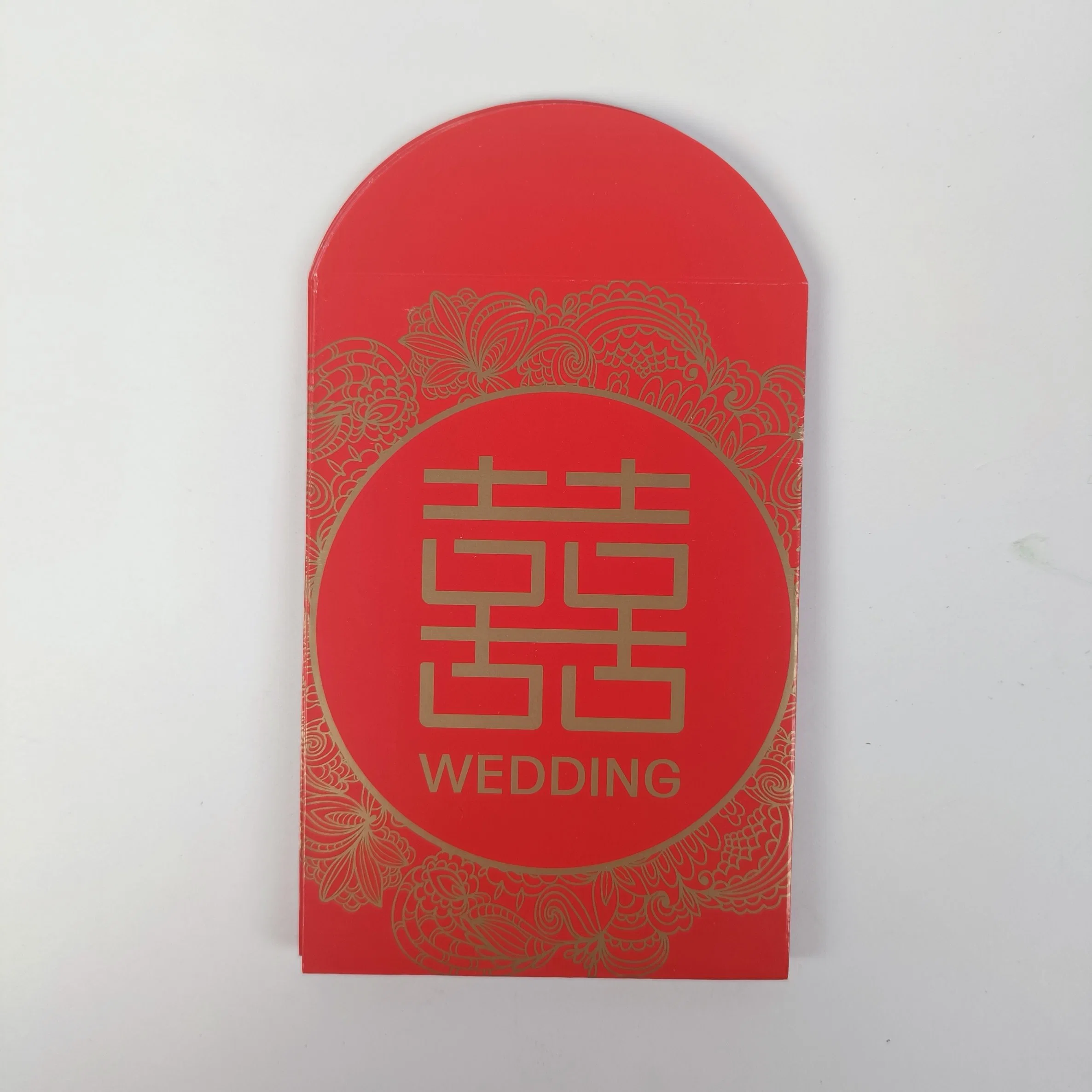 Custom Small Size Bronzed Red Envelopes