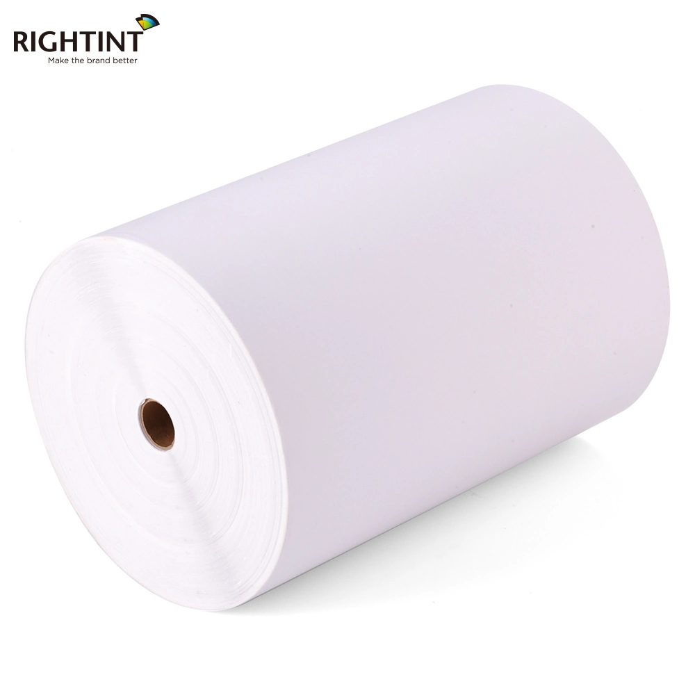 Shanghai strong adhesive Rightint Carton OEM printing merchandise blank label with Low Price