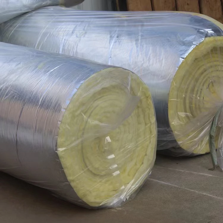 Glass Wool Blanket Thermal Insulation Material for Steel Structure Buildings