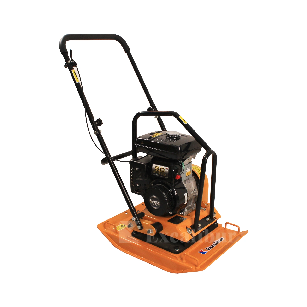 Machine de construction vibrante 100 kg 5 HP avec plaque d'appui de loin du moteur Compacteur