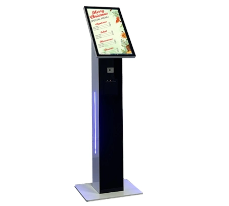 Frei Stehende Warteschlangenmaschine Self-Service Kiosk Business Hall Werbung Interaktiv Kiosk