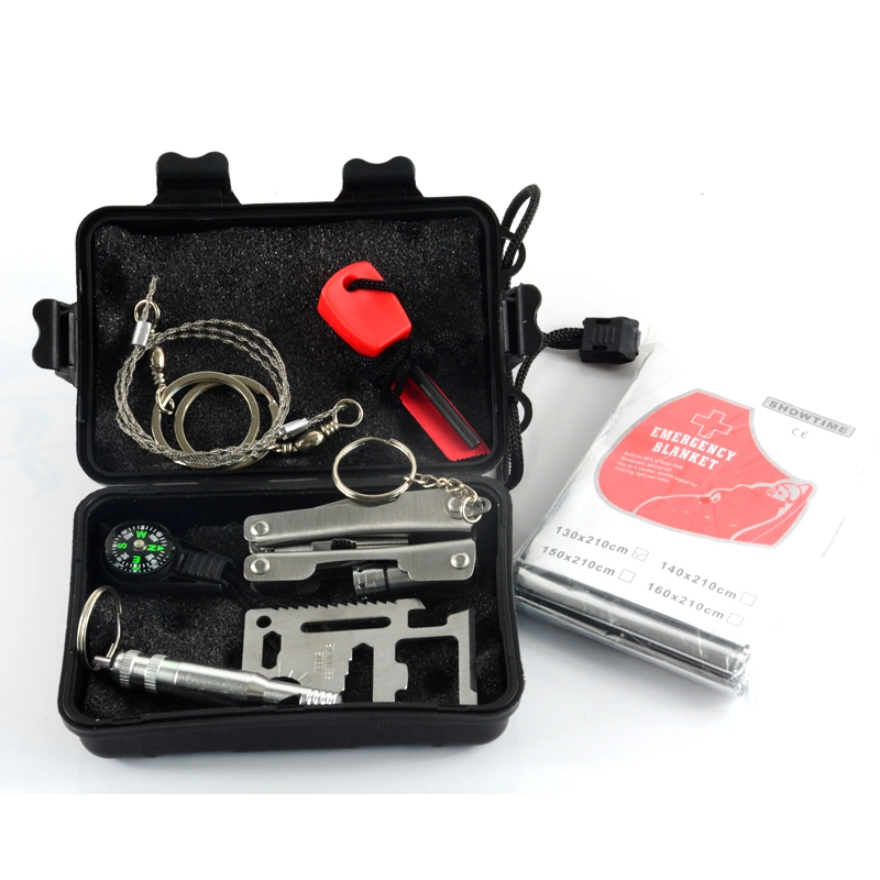 Outdoor Emergency First Aid Survival Kit 8-1 Camping Kit