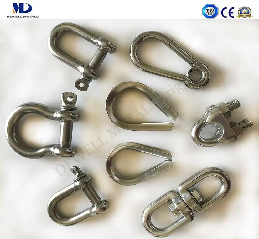 Hardware Products Stainless Steel Turnbuckle/Thimble/Thread or Eye Terminal/Connection/Fork/Clamp/Ring/Pad Eye/Plate/Spring Snap Marine Hardware