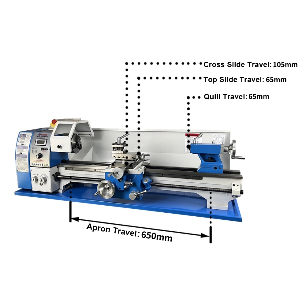 Weiss Wbl250f Durable Variable Speed Bench Lathe with Customized Logo