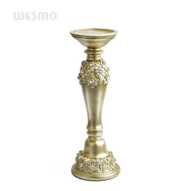 Home Tabletop Decoration Exquisite Polyresin Candle Holder