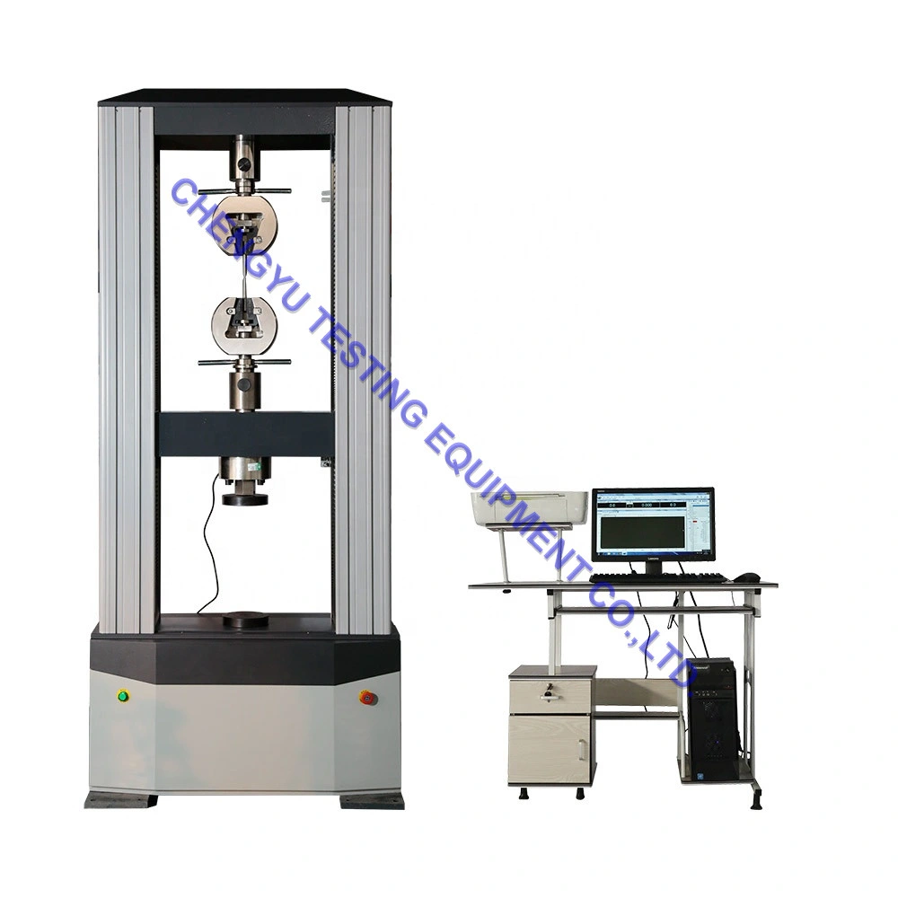 Material Universal Servo Eletrônico resistência à tração de cobre Metal Máquina de teste de flexão de compressão para BIS, ISI, ISO para uso em laboratório 100kn 200kn 300kn