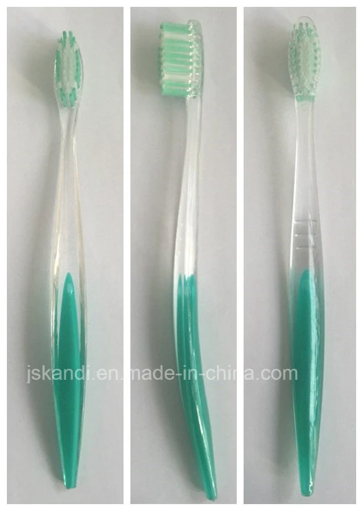 Wholesale Oral Care Medium Bristles Non-Slip Handle Adult Toothbrush