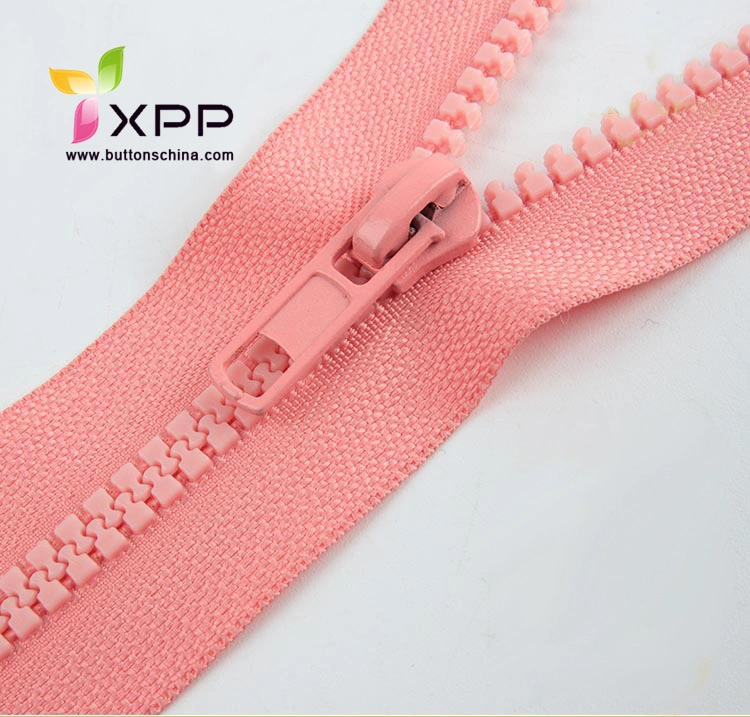 China Manufactory Vislon Resin Zipper Open End with Autolock Slider