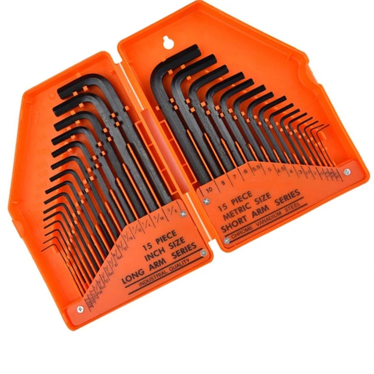 Juego de llaves Allen multifuncionales 30 Universal Torx PCS las claves de L-Llave de tornillo hex.