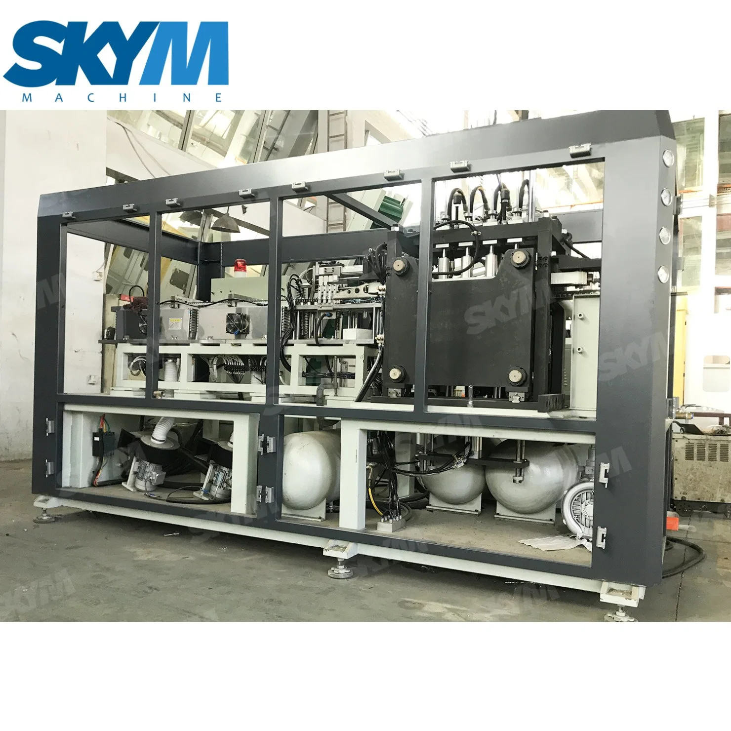 Plastic Blow Molding Moulding Making Machines Pet Bottle Oil Water Tank Can Made in China Pure Mineral Beverage Blower Blowing Machine Price Servo Machinery