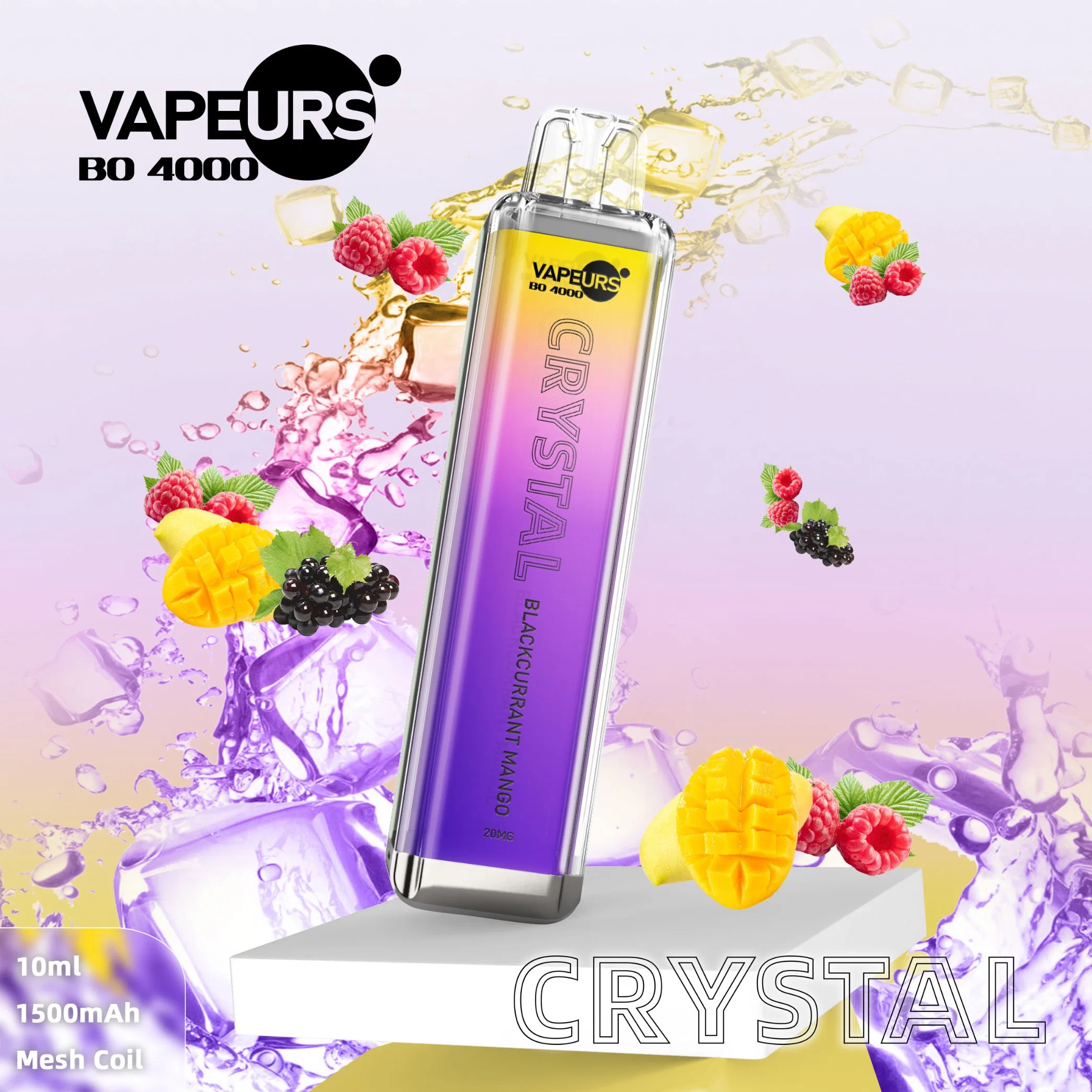 OEM Crystal PRO 4000 Puffs VAPE Wholesale/Supplier I VAPE desechable Ecigs