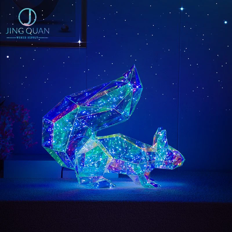 Squirrel Cute LED Light Festival Decoration Interior Lighting Night Light for Boys and Girls Birthday Gifts Christmas Ornaments