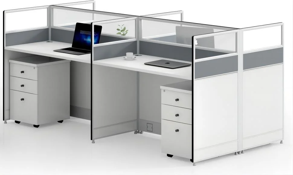 Modern High quality/High cost performance Glass Aluminum Partition Office Workstation Office Table