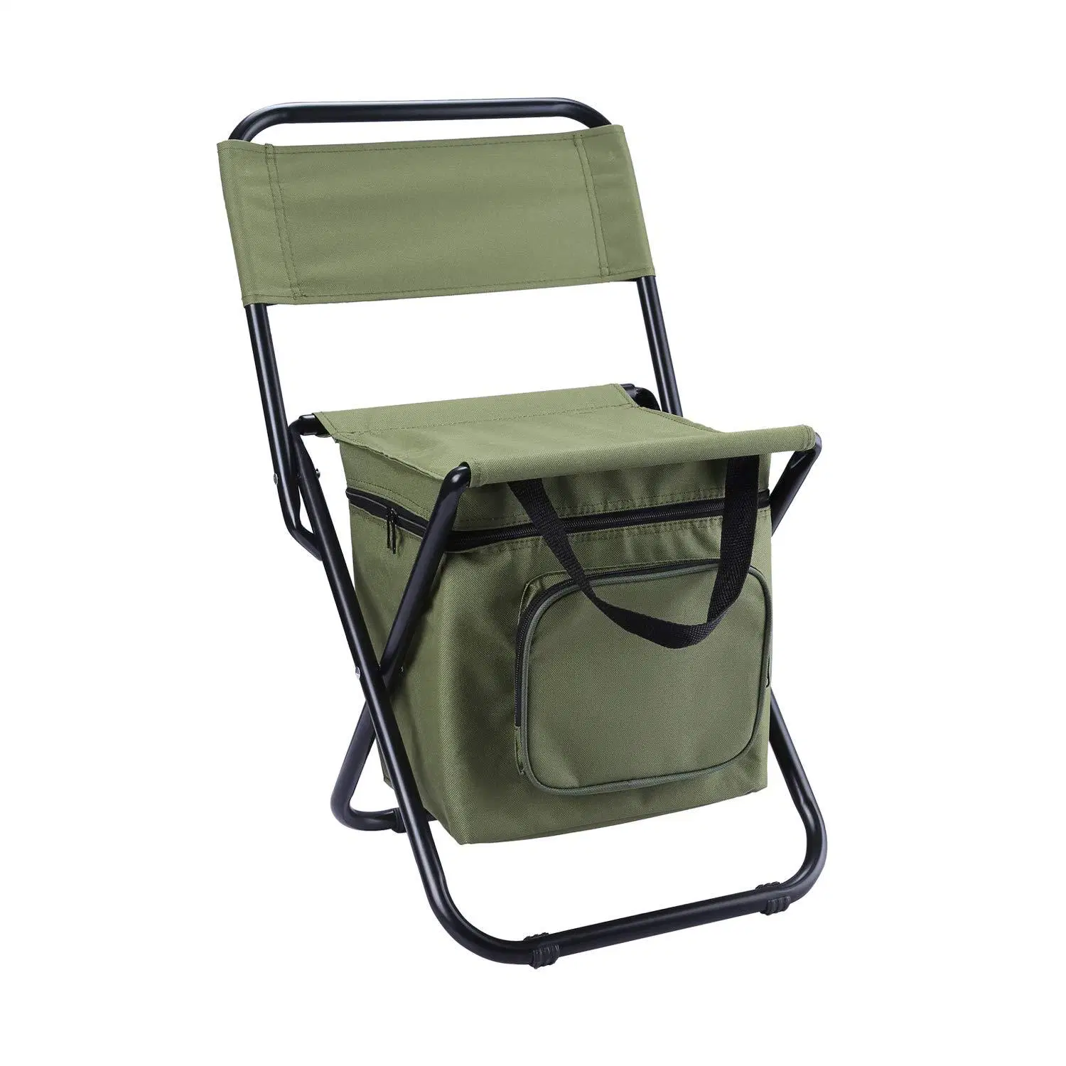 Tragbarer Outdoor-faltbarer Ice Pack Stuhl mit Aufbewahrungstasche Angeln Stuhl
