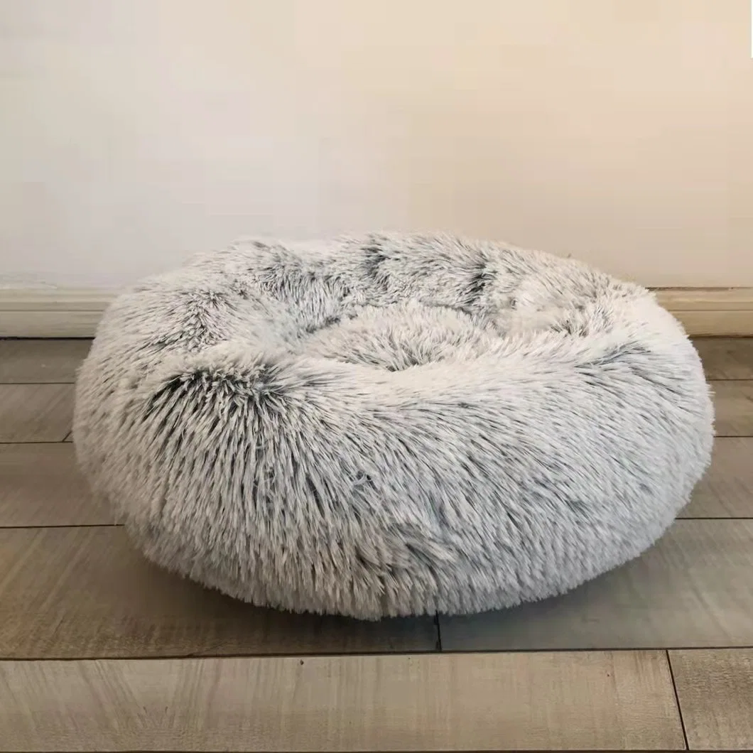 Dog Bed Pet Product Manufacturer Cozy Round Plush