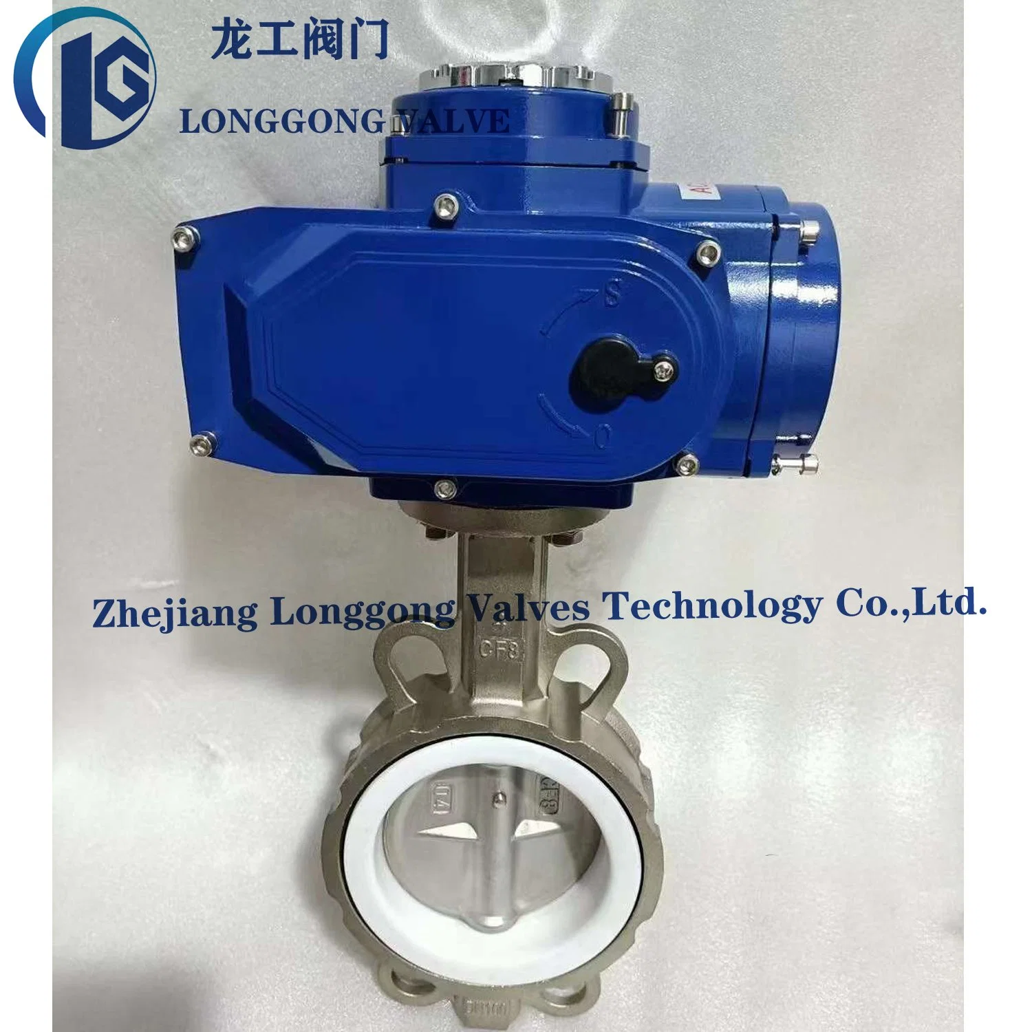 Pneumatic/Electric/Gear/Handwheel Operated Flange Wafer Type Cast Steel Stainless Steel Buttefly Valves EPDM Seat Pn16 Class 150 RF