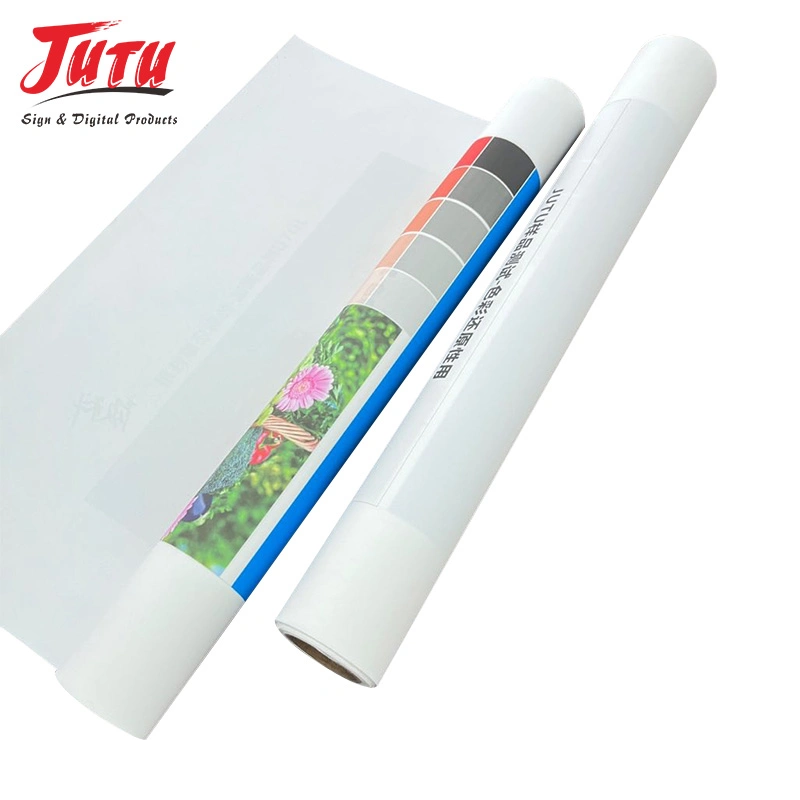 Jutu Flame Retardant Water-Based Inkjet Painting Block-out Canvas Rolls for Vutek, Scitex, Nur, Infinity, Flora