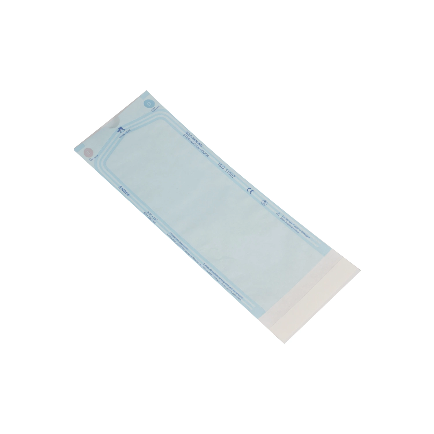 Pochettes de stérilisation auto-obturantes jetables de haute qualité pour outils dentaires