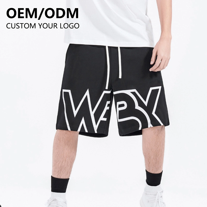 Custom Logo Blank Summer Running Athletic Polyester Cotton Men's Shorts