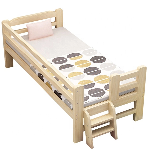 Modern Design Wooden Bed Frame Comfortable Single Children Kids Bed