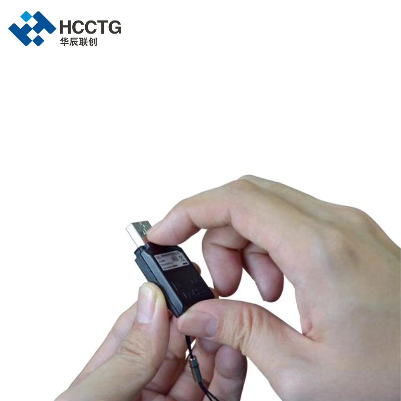 Hcctg PC/SC USB de velocidad completa CE RoHS Contacto Smart Card Reader ACR39T-A5